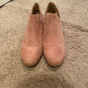 Mauve Booties - Size 7.5